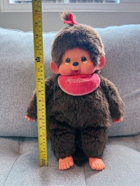 Large Monchhichi girl doll